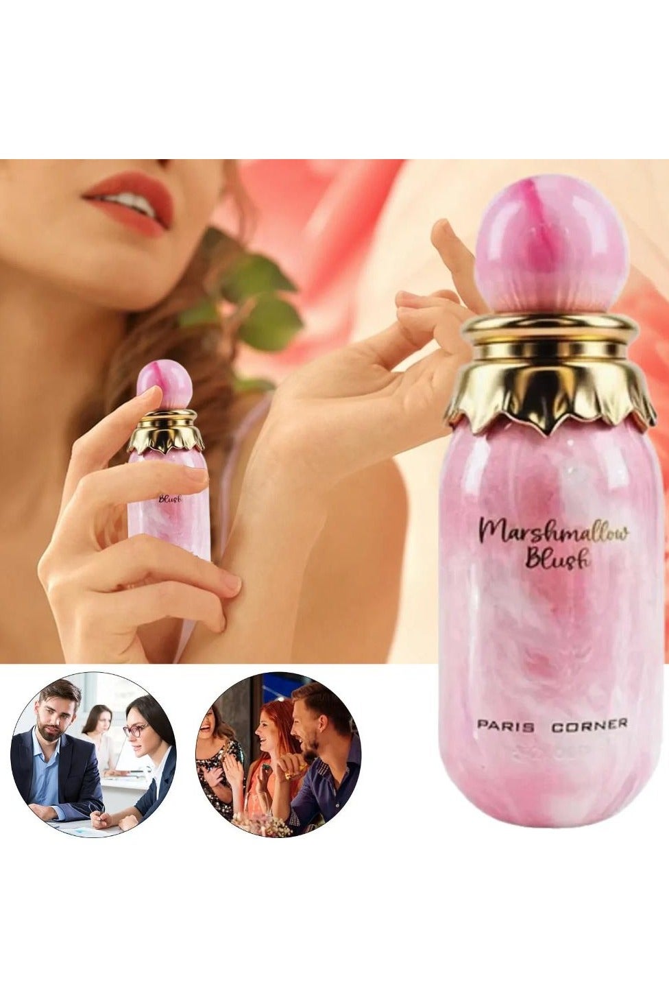 湖水MARSHMALLOW BLUSH 100ML, PARIS CORNER Paris Corner Marshmallow Blush 100ml / 3.4 oz EDP Eau De