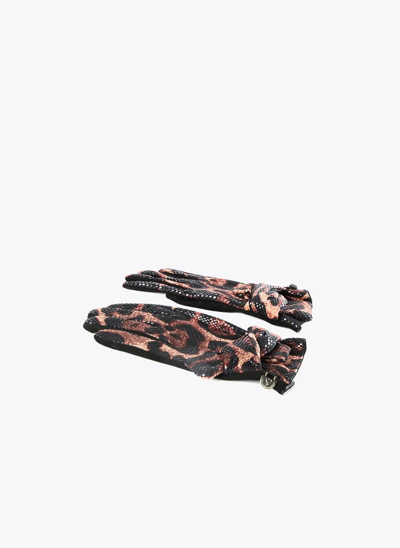 Lola Casademunt Animal print gloves