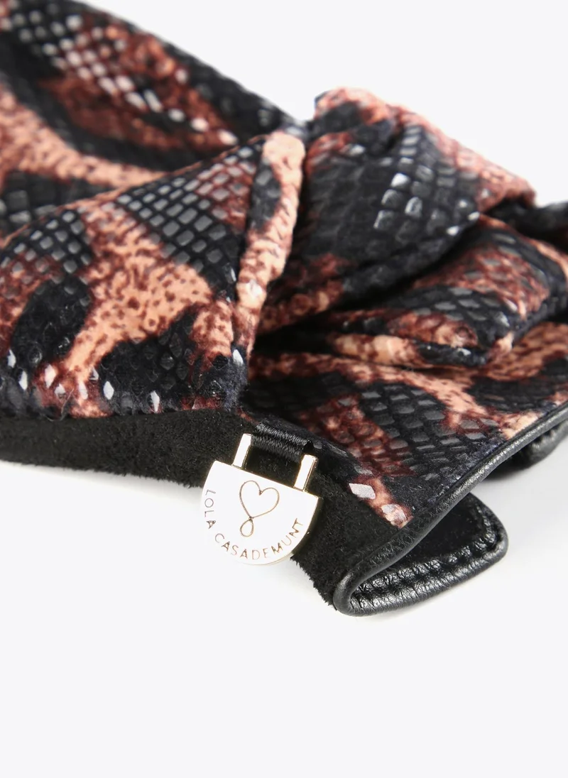Lola Casademunt Animal print gloves