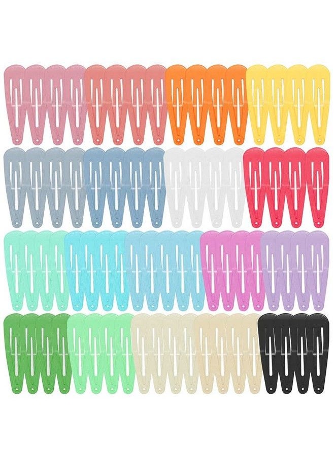 anezus Snap Hair Clips Hair Barrettes For Girls Anezus 80 Pcs 2 Inch Nonslip Barrettes Hair Accessories For Girls Women Kids Teens Or Toddlers  - Image 1