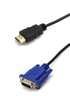 Generic HDMI to VGA Adapter Cable 1m Gold-Plated 1080P HDMI Male to VGA Male Active Video Converter Cord for Notebook PC DVD Player Laptop TV Projector Monitor Etc  - Image 5