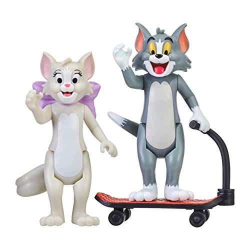 Tom & Jerry Figure 2-Packs: Skateboarding Tom & Toots, Multicolor (14464) - Image 1
