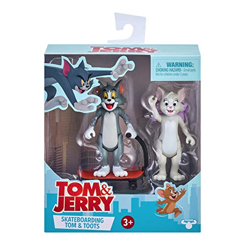 Tom & Jerry Figure 2-Packs: Skateboarding Tom & Toots, Multicolor (14464) - Image 2