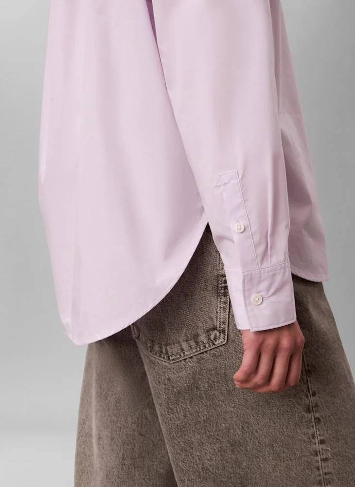 Calvin Klein Jeans  Cotton Poplin Relaxed Shirt for Women | Best Price UAE