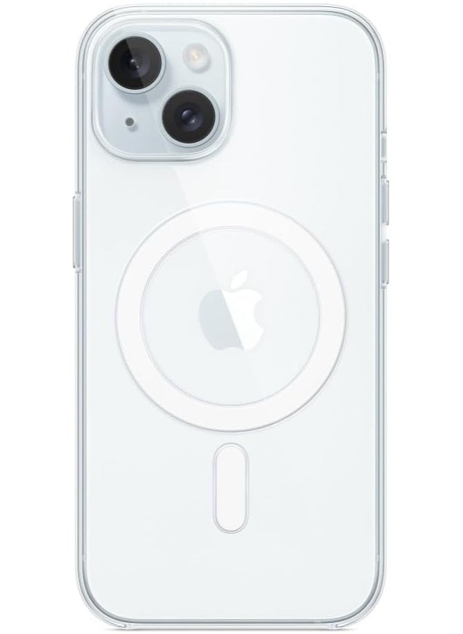 Generic - Protection Case Cover With Magsafe for iPhone 15  Clear - Image 1