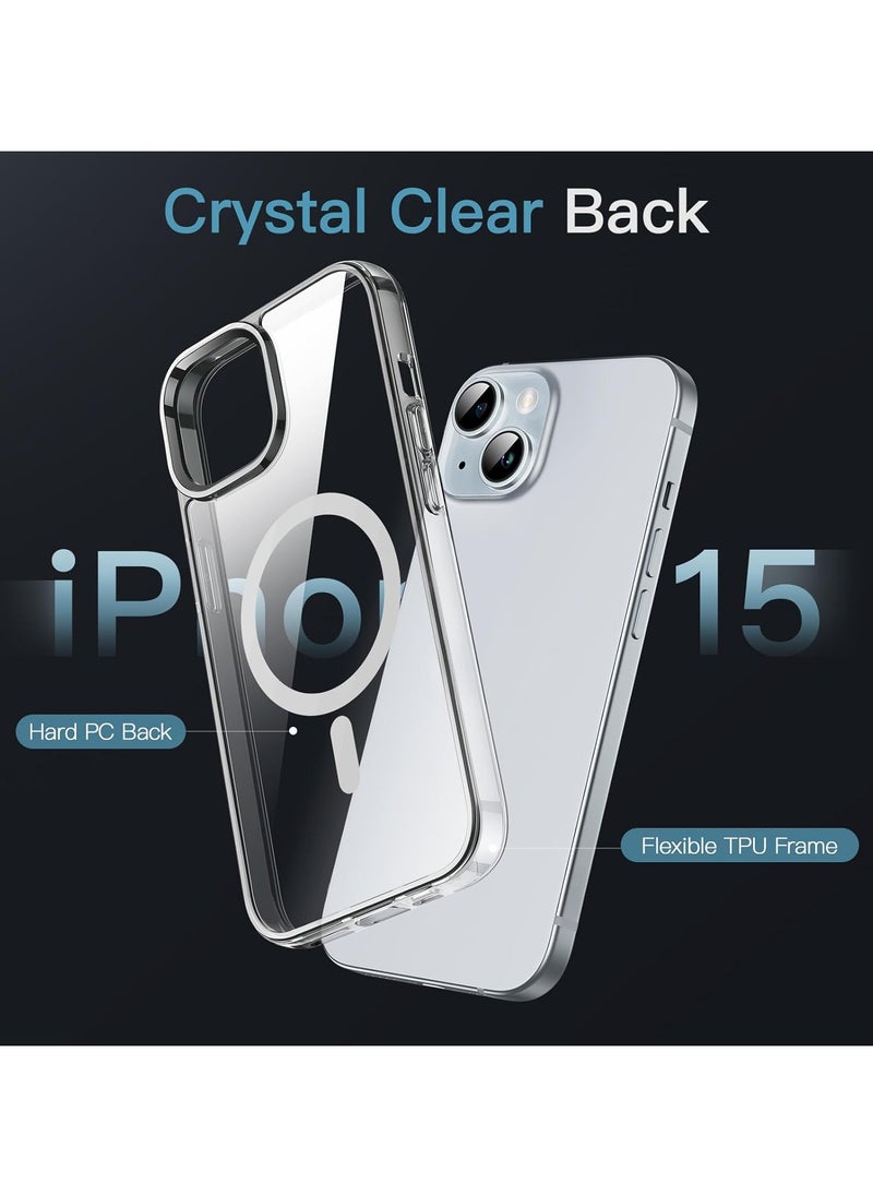 Generic - Protection Case Cover With Magsafe for iPhone 15  Clear - Image 1