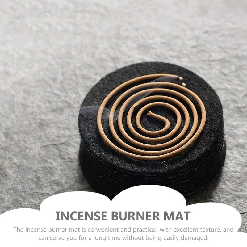 20pcs Fireproof Incense Cone Mats Fireproof Supplies High-temp Resist Censer Mat - Image 5