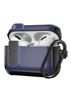 Upgraded [Secure Lock] Armor Airpod Pro Case, [Secure Lock] Shockproof AirPods Pro Cover Cool iPod Pro Case Designed for Apple Air Pod Wireless Pro Cases for Men Women