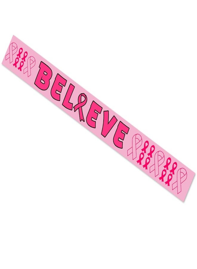 WLWLGLUCK Breast Cancer Survivor Decorations Breast Cancer Awareness Sash Breast Cancer Fighter Party Decorations and Supplies Pink Ribbon Sash for Breast Cancer Awareness Fundraisers - Image 2