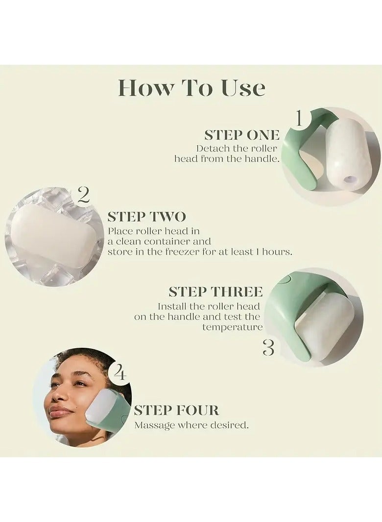 Ucanbe Large Ice Roller for Face & Eyes – Facial Massager to Reduce Puffiness & Tighten Skin, Ideal Beauty Gift for Women - Image 3