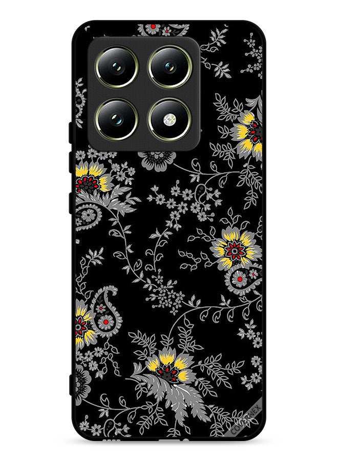Covernex Xiaomi 14T 5G Protective Case Cover Artistic Flower Wallpaper - Image 1