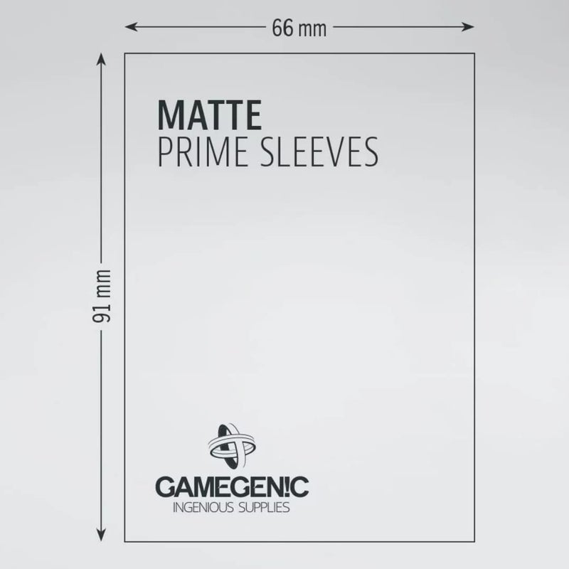 Asmodee Prime Matte Double Sleeving Pack 100 | Card Sleeving Pack Includes 100 Prime Sleeves & 100 Inner Sleeves | Double-Sleeved Card Protection | Protects up to 100 Standard Gaming Cards | Made by Gamegenic - Image 3