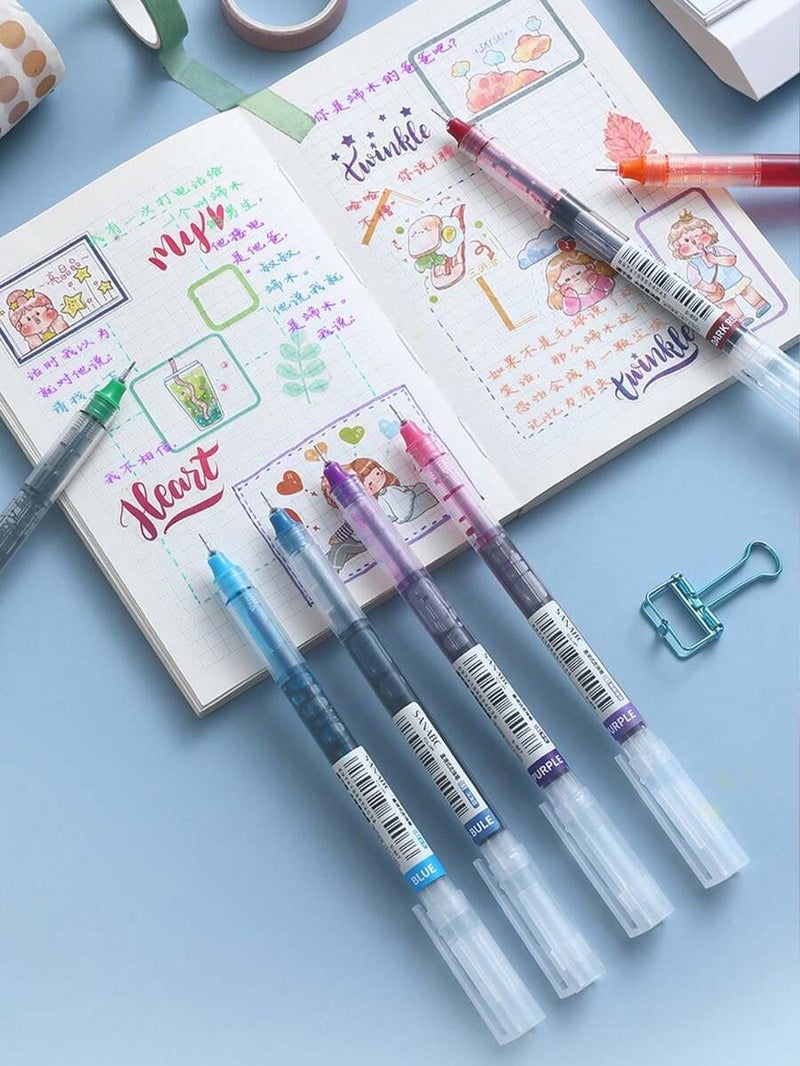 Shein 20/15/10/5/1 Mixed Color Gel Pens, Portable Rollerball Pens with Simple Design - Perfect for Office, School & Back to School - Image 5