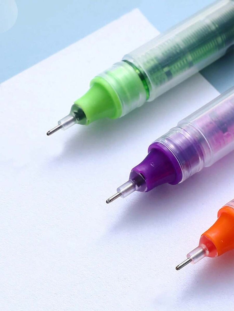 Shein 20/15/10/5/1 Mixed Color Gel Pens, Portable Rollerball Pens with Simple Design - Perfect for Office, School & Back to School - Image 4