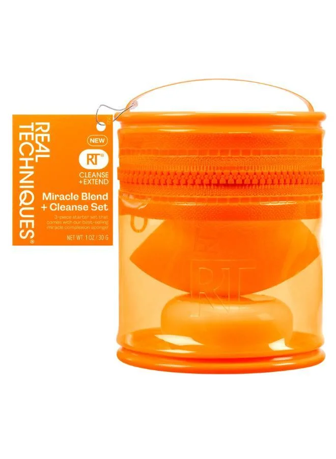 REAL TECHNIQUES RT Miracle Blend + Cleanse Set