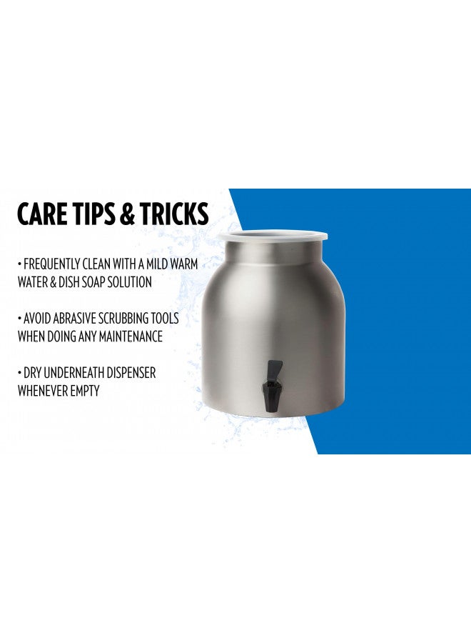 New Wave Enviro Stainless Steel Water Dispenser, 2.2-Gallon(single) - Image 4