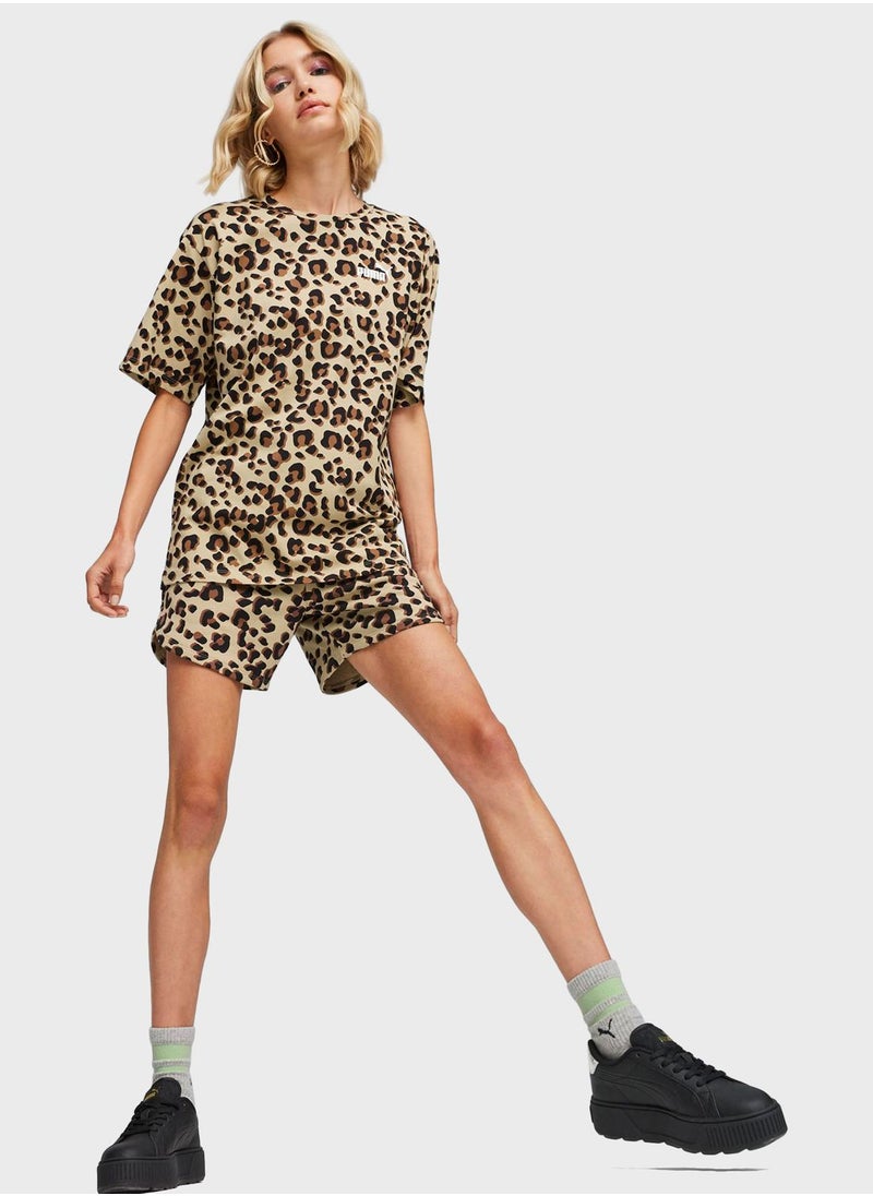 PUMA - Essential Animal Relaxed All Over Printed T-Shirt - Image 1
