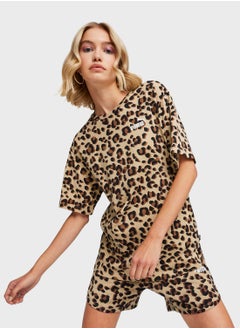Essential Animal Relaxed All Over Printed T-Shirt