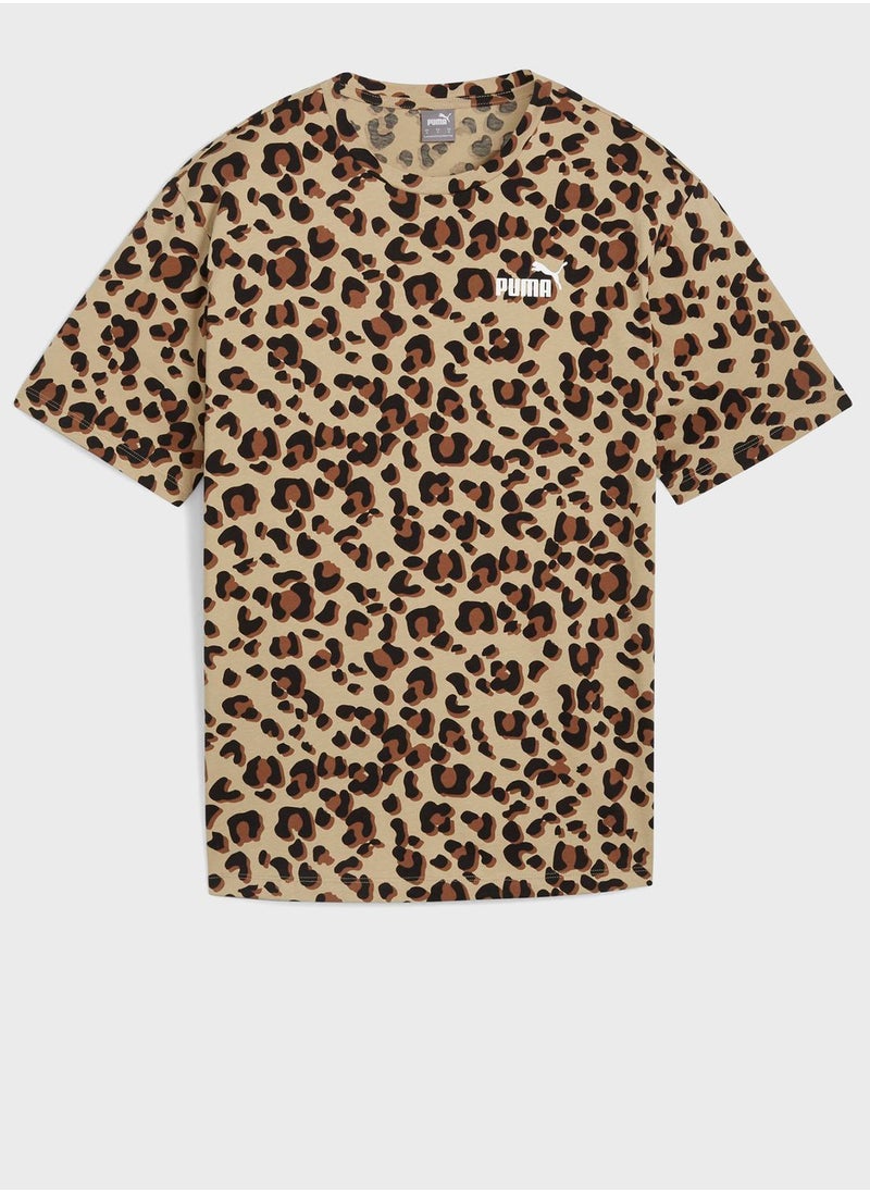 PUMA - Essential Animal Relaxed All Over Printed T-Shirt - Image 1