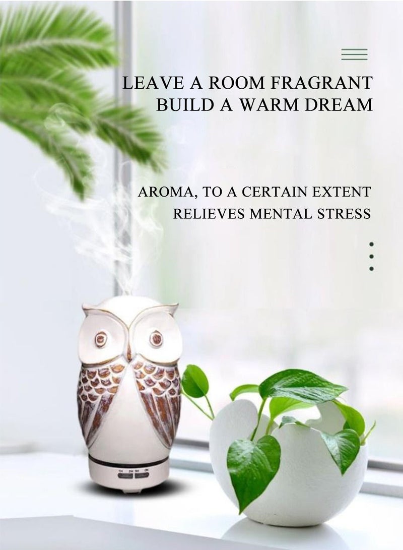 Mevecco Diffuser, 120 ml Humidifier,Essential Oil Diffuser for Aromatherapy, 4 Timer Setting, Waterless Auto-Off, 6 -Color 2-Brightness RGB LED Lights - Image 3