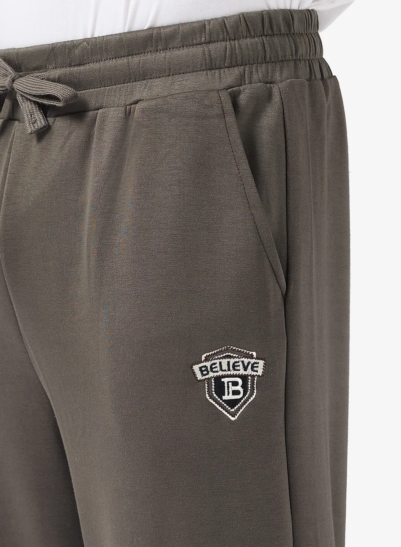 Seventy Five Basics Relaxed Fit Emblem Joggers