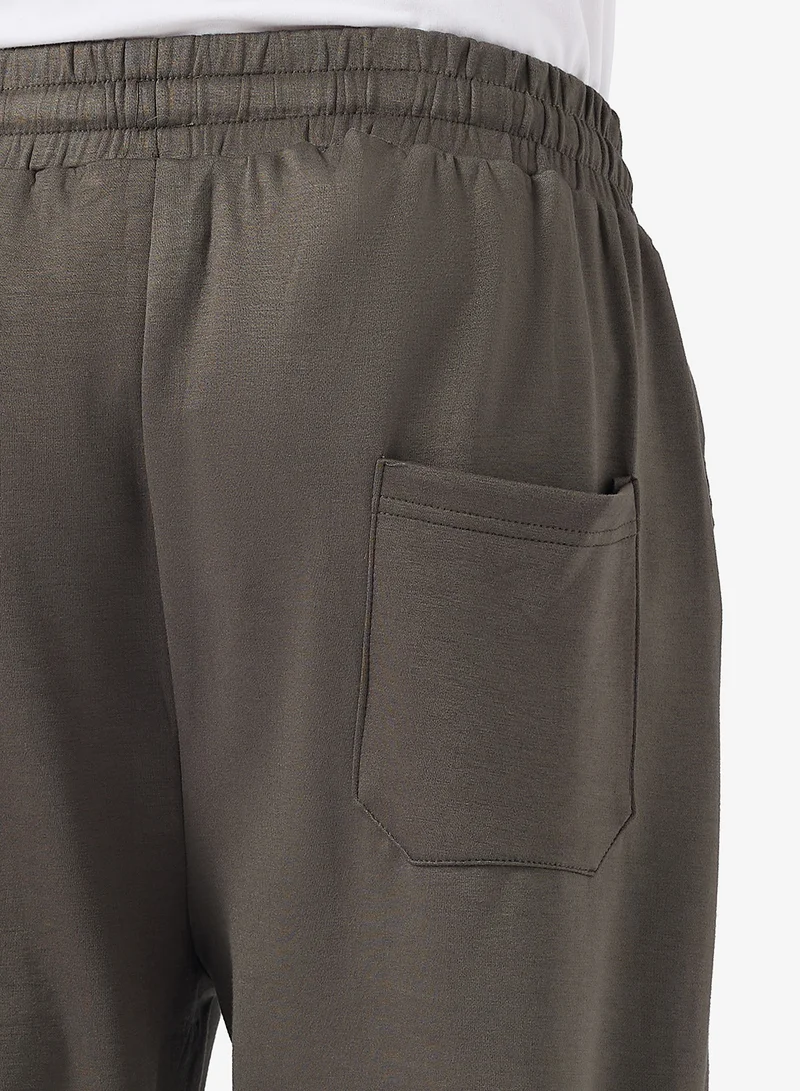 Seventy Five Basics Relaxed Fit Emblem Joggers