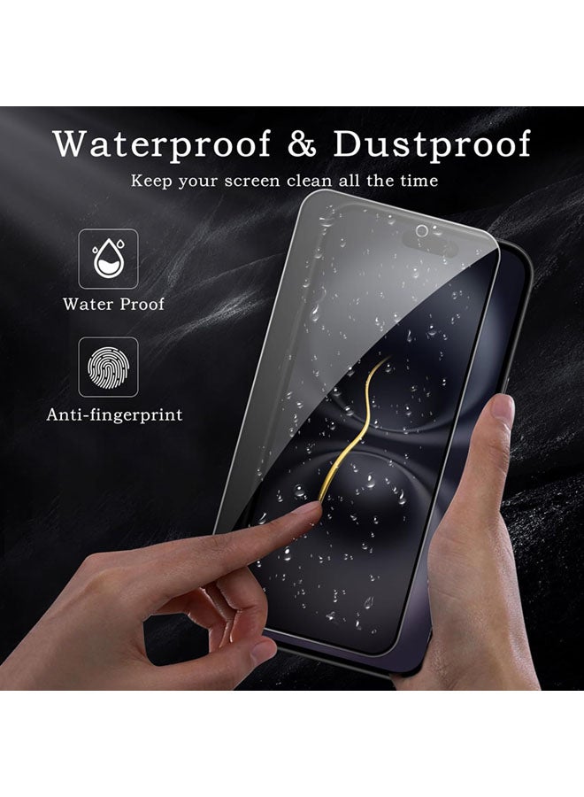 سجيت عبوتان من واقي شاشة الخصوصية لهاتف iPhone 17 + عبوتان من واقي عدسة الكاميرا، زجاج مقوى فائق 9H+، تغطية كاملة للشاشة - Image 5