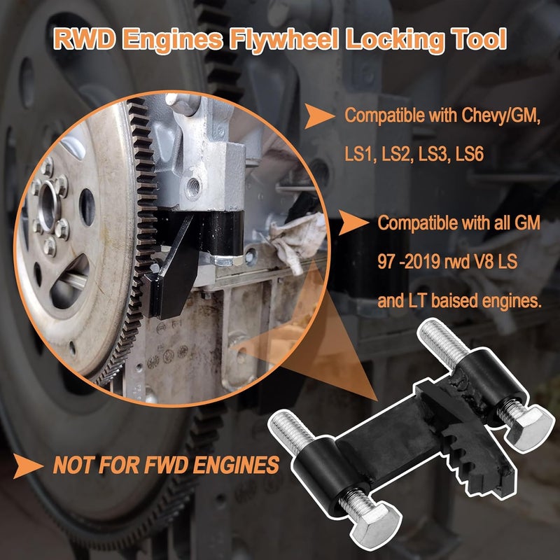 MOEBULB Flywheel Holding Locking Tool for Chevrolet LS Engines - Image 2