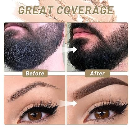 HMYZ HMYZ Sine More Hair Powder Black Helps Cover Grey Roots Bald Spots Instantly Highly Pigmented Fuller and Denser LongLasting Matte Finish SuperFine Powder for Flawless Application 4gm  - Image 3