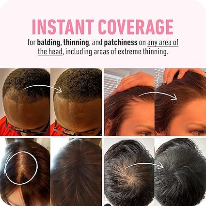 HMYZ HMYZ Sine More Hair Powder Black Helps Cover Grey Roots Bald Spots Instantly Highly Pigmented Fuller and Denser LongLasting Matte Finish SuperFine Powder for Flawless Application 4gm  - Image 5