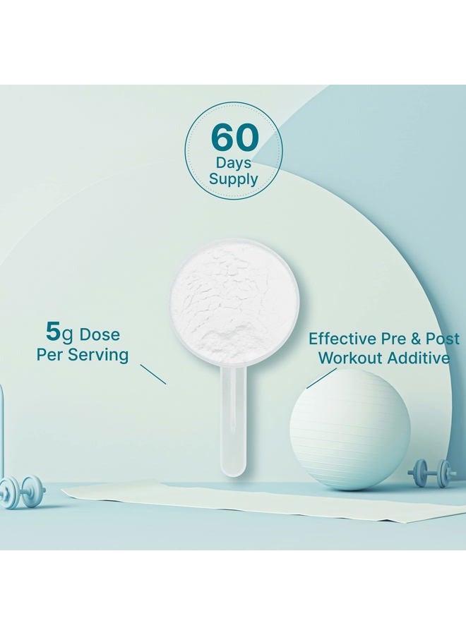 DEAL SUPPLEMENT مسحوق الكرياتين أحادي الهيدرات الفوري 60 حصة - 5000 ملغ (5 غ) لكل حصة | كرياتين ميكروني غير منكه | القوة والطاقة لتدريب MetCon و CrossFit عالي الكثافة | نباتي، كيتو | غير معدل وراثيًا - Image 5
