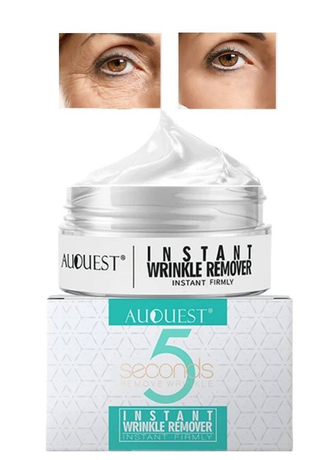 AuQuest - 5 Seconds Instant Wrinkle Remover Removes Wrinkles and Puffiness of Eyes with Hydration Twenty One Peptide Anti Wrinkle Eye Cream Hydrating Eye Cream for Anti Aging Reduce Wrinkles 5g - Image 1