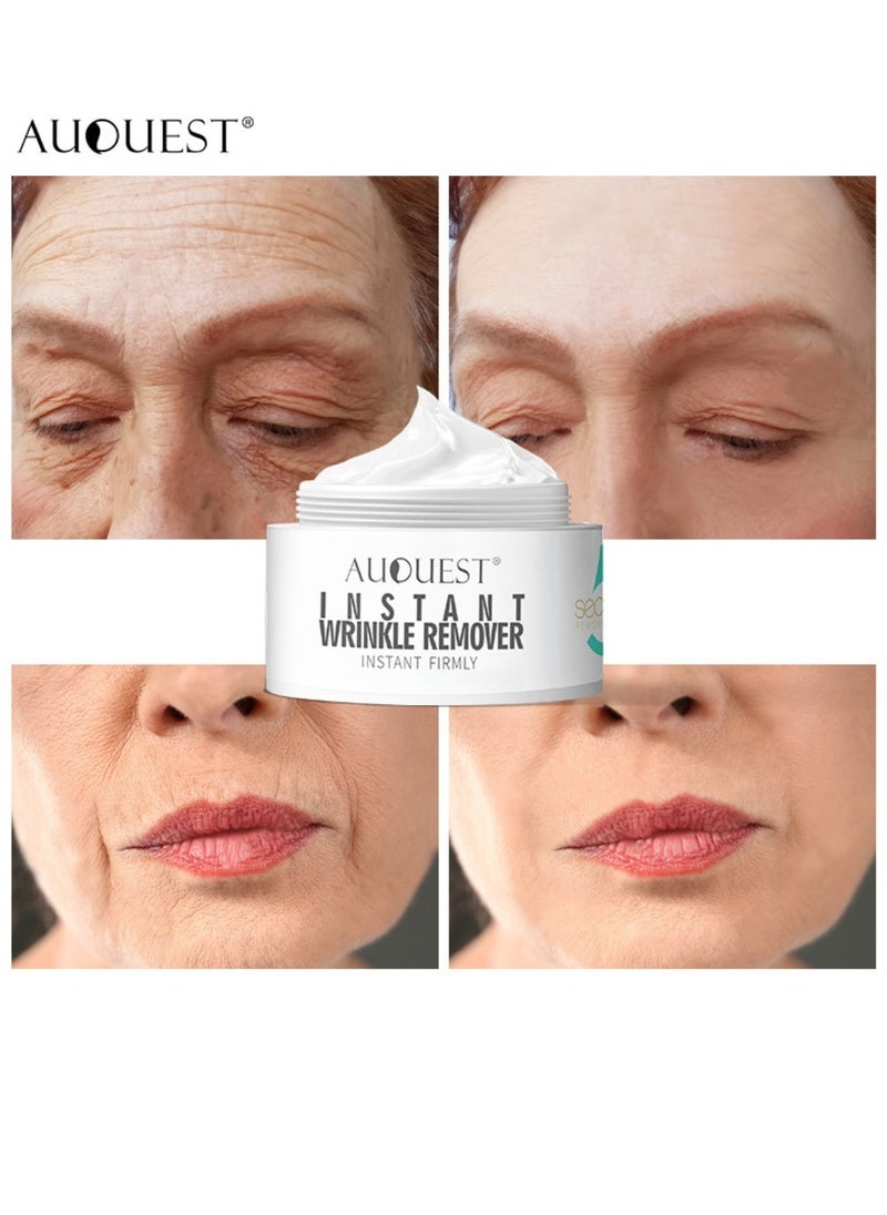 AuQuest - 5 Seconds Instant Wrinkle Remover Removes Wrinkles and Puffiness of Eyes with Hydration Twenty One Peptide Anti Wrinkle Eye Cream Hydrating Eye Cream for Anti Aging Reduce Wrinkles 5g - Image 1