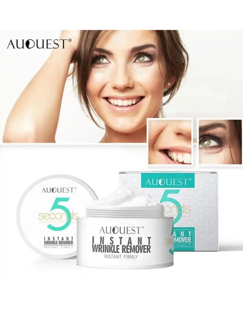 AuQuest - 5 Seconds Instant Wrinkle Remover Removes Wrinkles and Puffiness of Eyes with Hydration Twenty One Peptide Anti Wrinkle Eye Cream Hydrating Eye Cream for Anti Aging Reduce Wrinkles 5g - Image 1