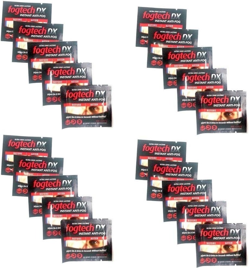 MotoSolutions DX Anti-Fog Wipes - 20 Pack