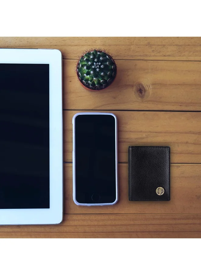  هاموندز فلاي كاتشر حامل بطاقات جلدي للجنسين CC605 أسود