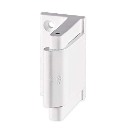 Berlin Modisch Door Lock Reinforcer Privacy Door Latch for in-Swinging Doors Extra High Resistance Home Door Security Lock White Finish - Image 2