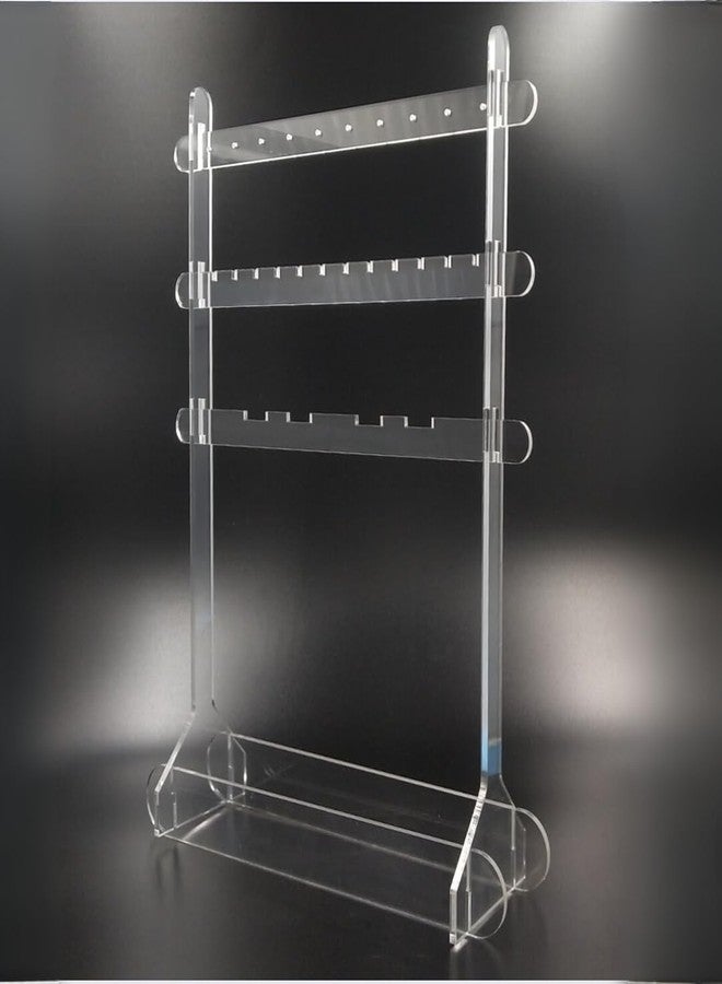 SMILEDRIVE® Acrylic Jewellery Display Stand-Perfect for Jewellery Shoots and Display, Organize Necklace, rings, ear rings and trinkets - Image 1