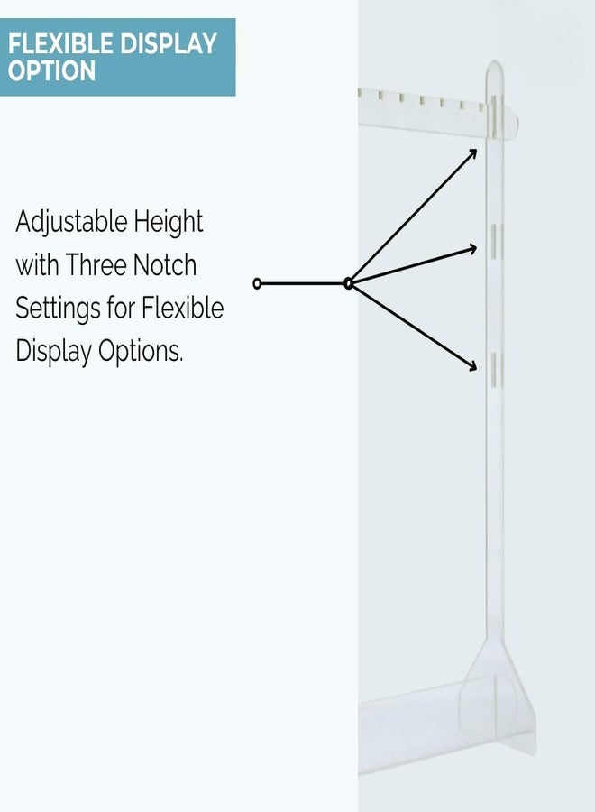 SMILEDRIVE® Acrylic Jewellery Display Stand-Perfect for Jewellery Shoots and Display, Organize Necklace, rings, ear rings and trinkets - Image 3