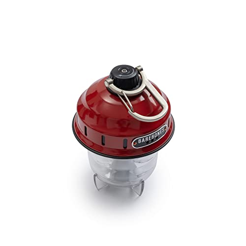 Barebones Beacon Hanging Light – Red, Rechargeable LED Camping Lantern with Adjustable Brightness – Weatherproof Vintage-Style Hanging Lantern for Outdoor Adventures and Year-Round Use - Image 3