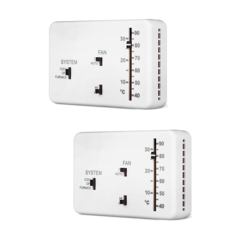 2 Sets Rv Thermostat Camper Thermostat Rv Analog Thermostat Rv Thermostat Heat/cool Thermostat Replacement - Image 1