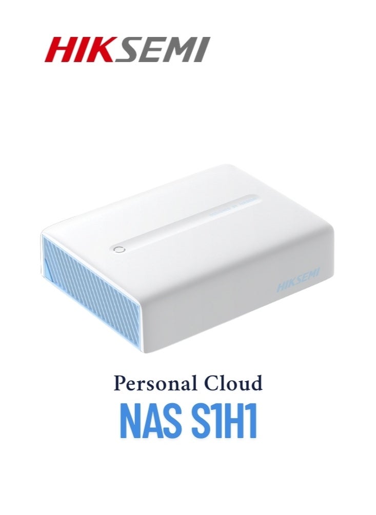 HIKSEMI HIKSEMI S1H1 Network Attached Storage (NAS) Personal Cloud Storage Servers, Cortes A7 Dual-Core Processor at 1 GHz, USB 3.0 (without disk)  - Image 1