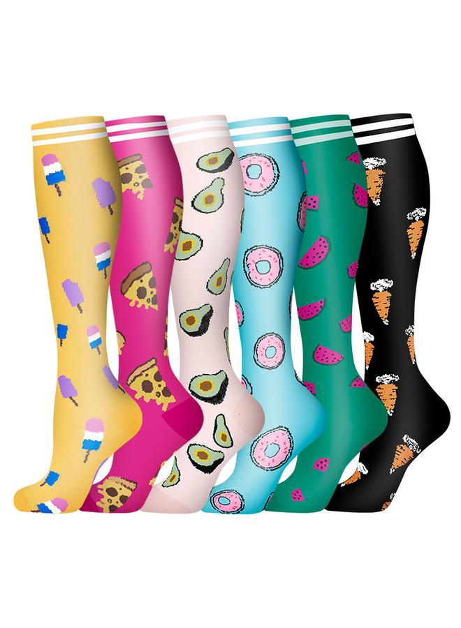Bluejw New Cross Border Pressure Socks Combination Suit Sports Stockings European And American Yoga Socks Compression Socks  Small Leg Socks  - Image 4