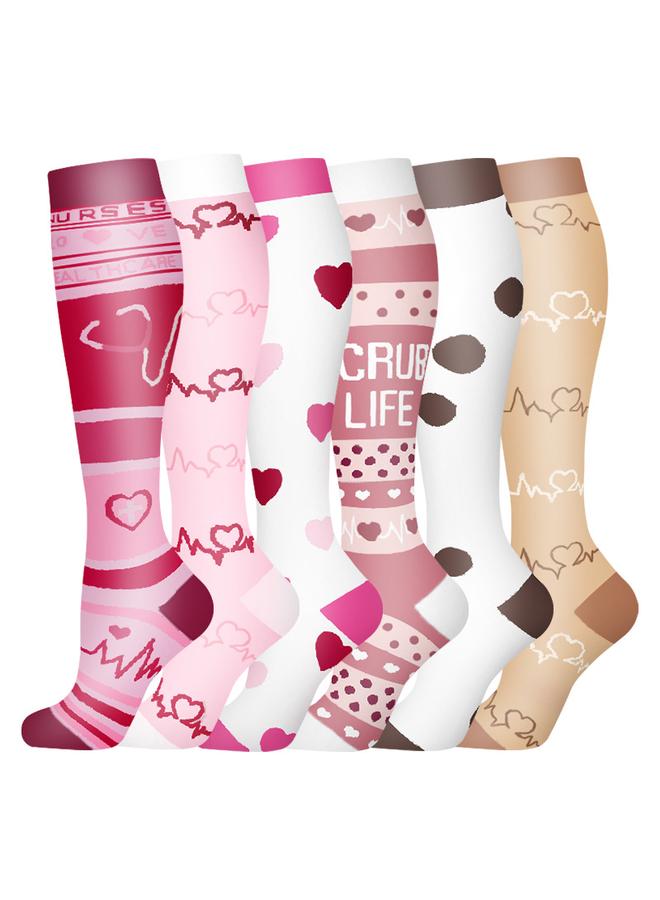 Bluejw New Cross Border Pressure Socks Combination Suit Sports Stockings European And American Yoga Socks Compression Socks  Small Leg Socks  - Image 5