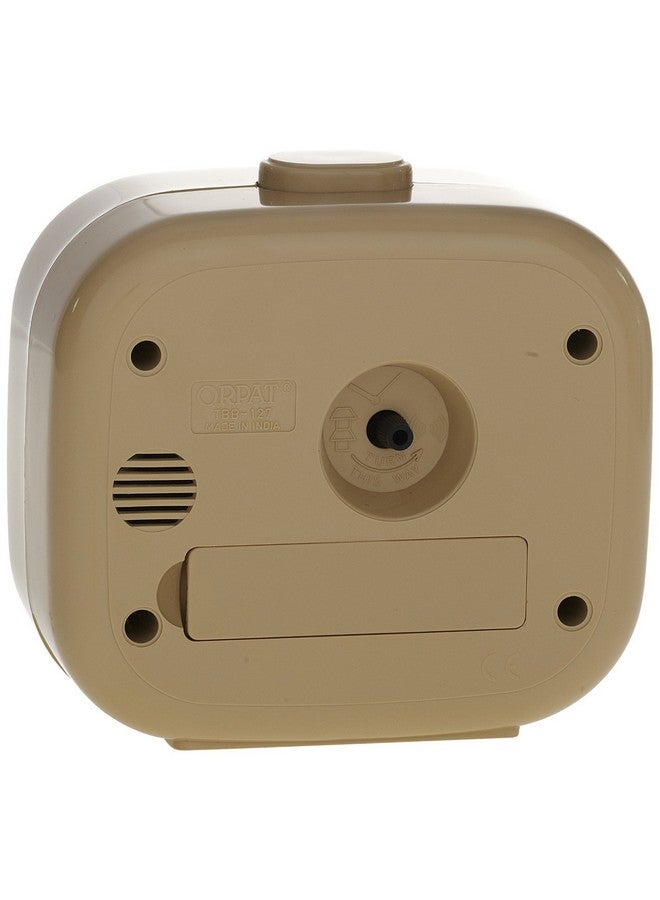 Orpat Abstract Beep Alarm Analog Clock (Apricot, Tbb-127) - Image 2