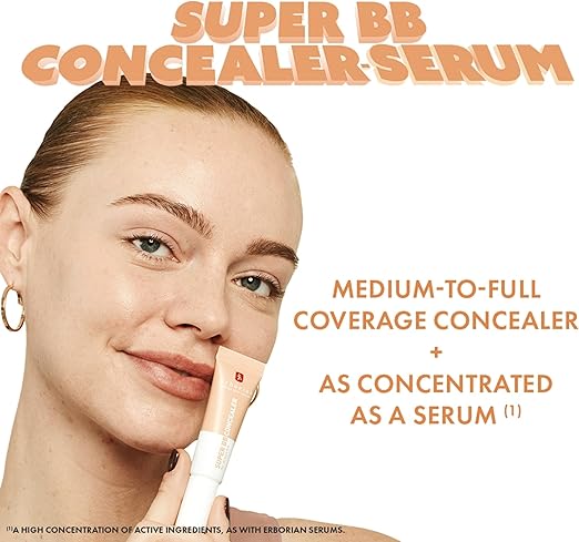 Erborian Super BB CONCEALER High coverage concealer enriched with Niacinamide and SPF 25 Moisturizing eye corrector natural finish Korean Cosmetic - Image 3