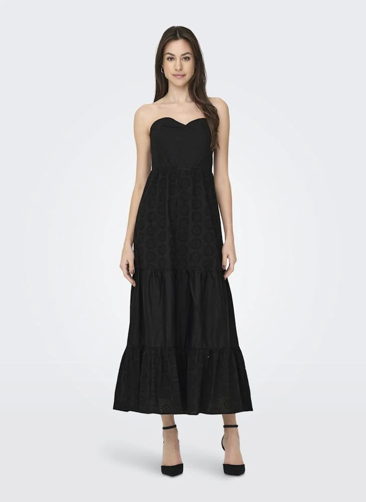 ONLY Eyelet Tiered Dress