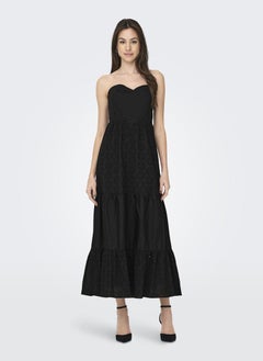 ONLY Nolfi Embordered Tube Long Dress  - Image 5