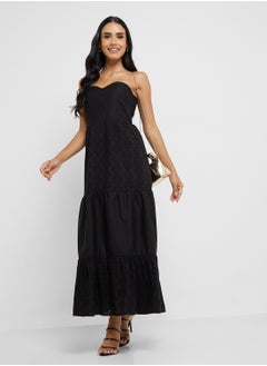 ONLY Nolfi Embordered Tube Long Dress  - Image 1