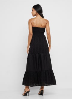 ONLY Nolfi Embordered Tube Long Dress  - Image 2
